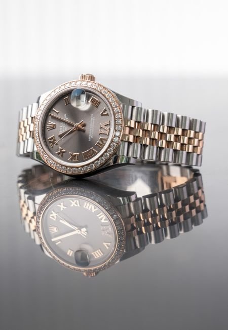 Rolex Datejust mit Diamantlünette zur Beleihung im Pfandhaus Depositum Bregenz