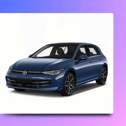 Privatperson belehnt VW Golf