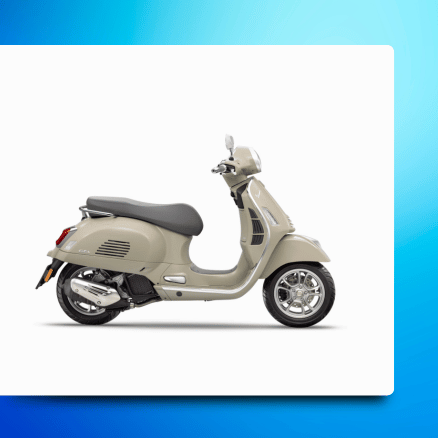 Zweirad beleihen – Vespa GTS für Studentin